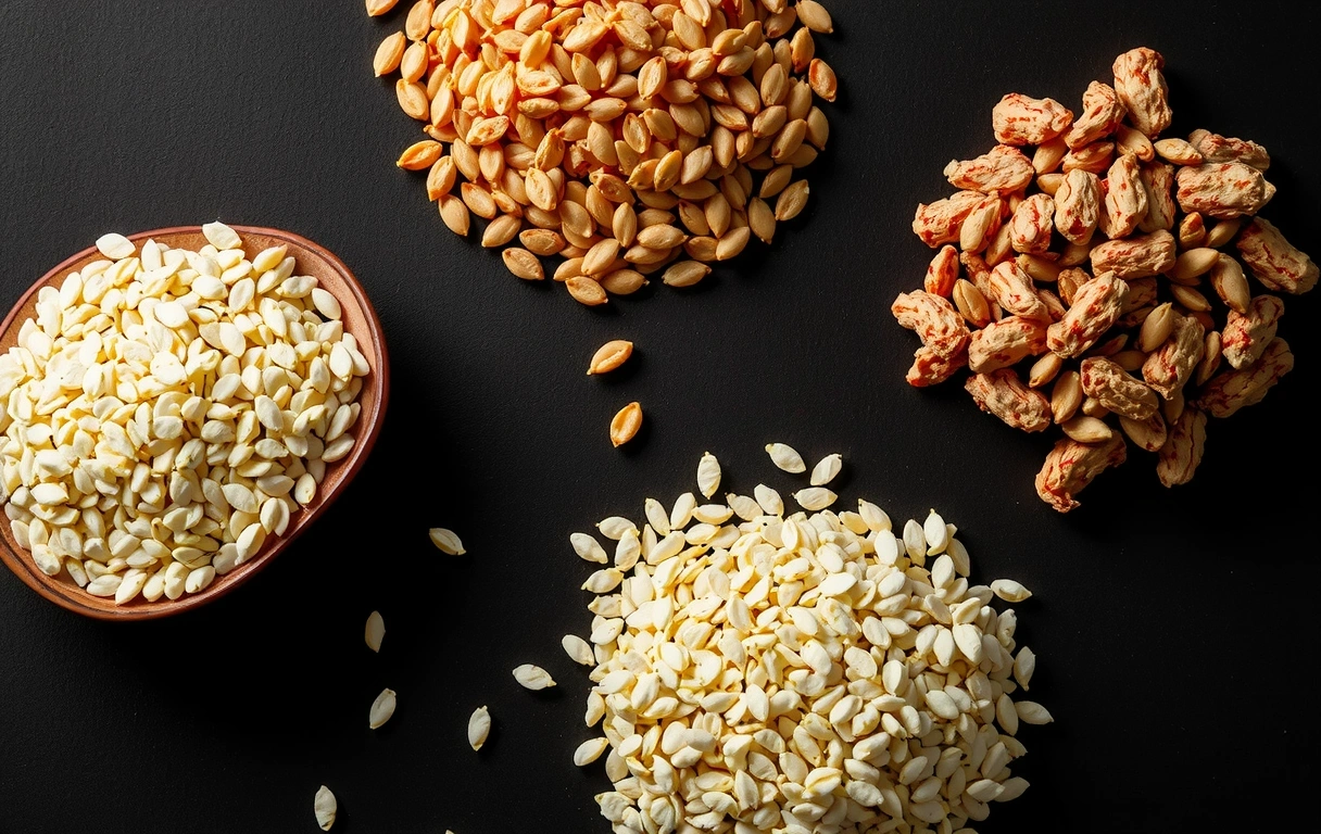 Texturas de granos naturales